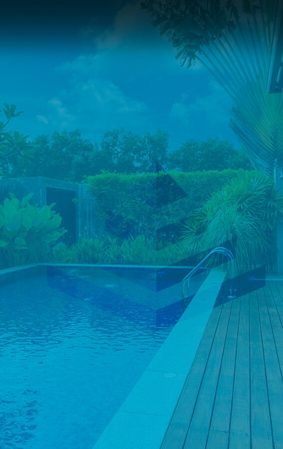 Background da pagina principal Foto da area externa de uma casa com piscina